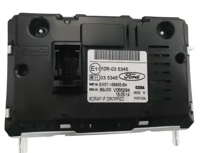 Second-hand car spare part multifunction display for ford focus lim. (cb8) edition oem iam references em5t18b955ba  