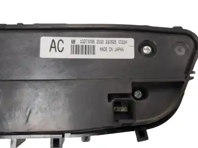 Peça sobressalente para automóvel em segunda mão comando de sofagem (chauffage / ar condicionado) por opel insignia a sedán (g09) 2.0 cdti (69) referências oem iam 13273095  