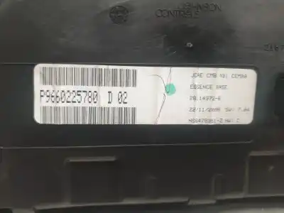 Peça sobressalente para automóvel em segunda mão QUADRANTE por CITROEN C3 PLURIEL  Referências OEM IAM 9660225780  
