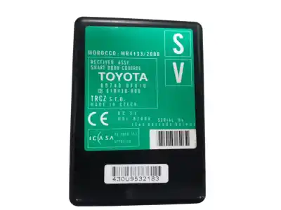 Pezzo di ricambio per auto di seconda mano modulo elettronico per toyota verso (aur2/zgr2) 1.6 comfort riferimenti oem iam 897400f010  