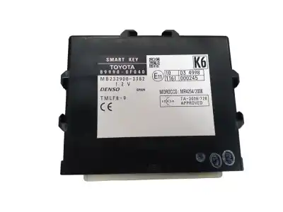 Автозапчасти б/у электронный модуль за toyota verso (aur2/zgr2) 1.6 comfort ссылки oem iam 899900f040  