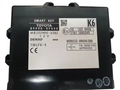 Автозапчасти б/у электронный модуль за toyota verso (aur2/zgr2) 1.6 comfort ссылки oem iam 899900f040  