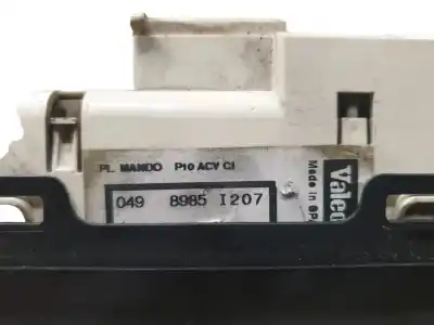 Peça sobressalente para automóvel em segunda mão comando de sofagem (chauffage / ar condicionado)  por opel combo cargo referências oem iam 0498985  