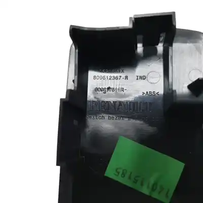 Peça sobressalente para automóvel em segunda mão botão / interruptor elevador vidro dianteiro esquerdo por renault clio iv business referências oem iam 809612367r  