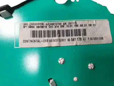 Peça sobressalente para automóvel em segunda mão quadrante por citroen c3 business referências oem iam 98041179xt