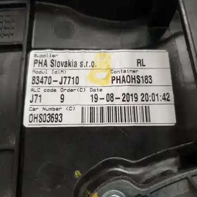 Автозапчасти б/у регулятор стекла заднего левого за kia proceed ( ) gt line 140 cv / 103 kw ссылки oem iam 83470j7710  