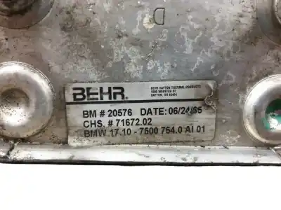 Peça sobressalente para automóvel em segunda mão radiador de óleo do motor por bmw x5 (e53) 3.0d referências oem iam 7167202  