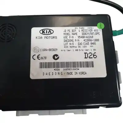 Pezzo di ricambio per auto di seconda mano MODULO ELETTRONICO per KIA CEE´D SPORTY WAGON  Riferimenti OEM IAM 95400A2260  