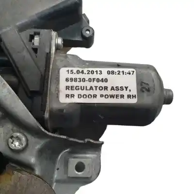 Second-hand car spare part rear right window regulator for toyota verso (_r2_) 2.2 d-4d (aur21_) oem iam references 698300f040  