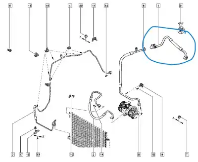 Автозапчасти б/у трубы кондиционирования воздуха за renault clio iv business ссылки oem iam 924803929r  