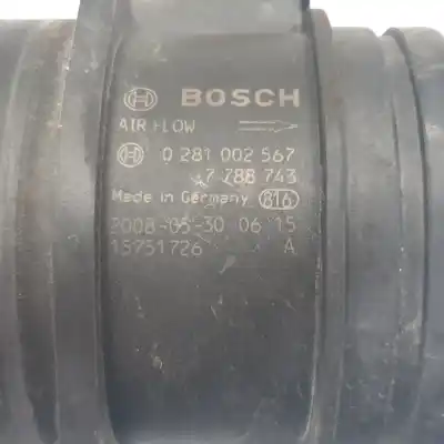 Peça sobressalente para automóvel em segunda mão medidor de massa de ar por bmw serie 1 berlina (e81/e87) 118d referências oem iam 7788743  