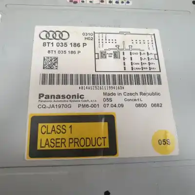 Автозапчастина б/у аудіо система / радіо cd для audi q5 (8r) 2.0 16v tfsi посилання на oem iam 8t1035186p  