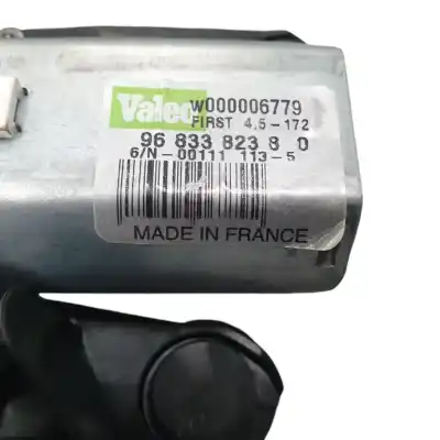 Second-hand car spare part rear windshield wiper motor for citroen c3 attraction oem iam references 9683382380