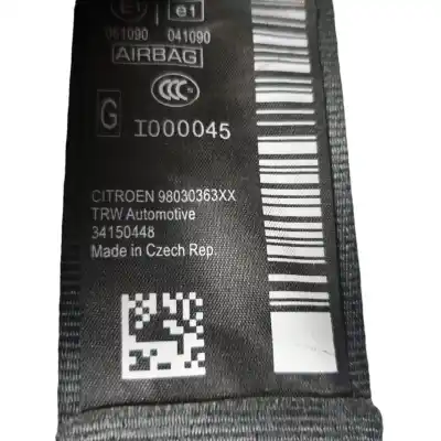 Second-hand car spare part airbag kit for citroen c3 attraction oem iam references 98016847zd  