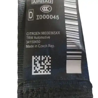 Second-hand car spare part airbag kit for citroen c3 attraction oem iam references 98016847zd  