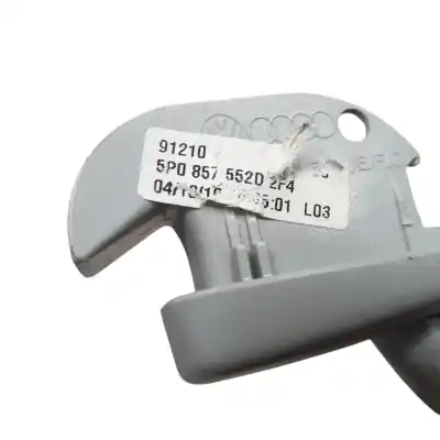 Peça sobressalente para automóvel em segunda mão para-sol direito por seat leon (1p1) reference referências oem iam 5p0857552d  