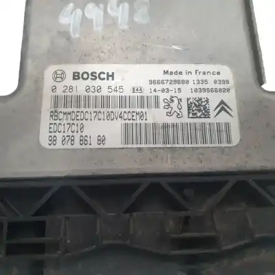 Second-hand car spare part ecu engine control for citroen c3 seduction oem iam references 9807886180  