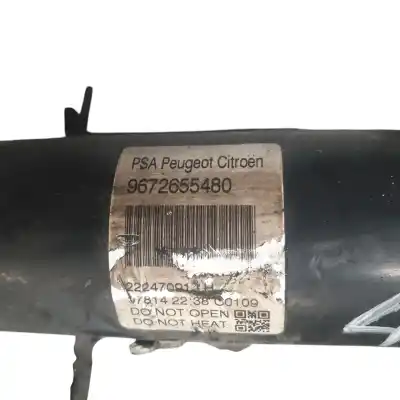 Peça sobressalente para automóvel em segunda mão amortecedor dianteiro esquerdo por citroen c3 seduction referências oem iam 9672655480  