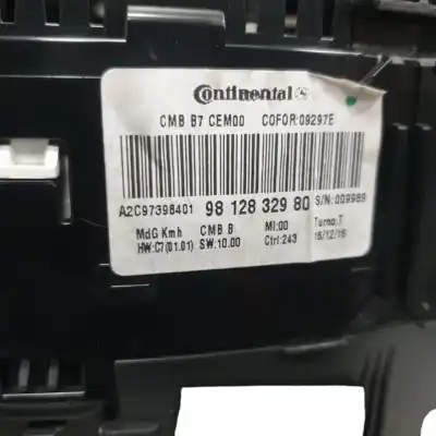 Peça sobressalente para automóvel em segunda mão quadrante por citroen c4 lim. feel referências oem iam 9812832980  