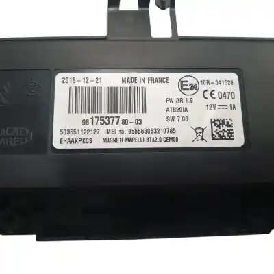 Second-hand car spare part electronic module for citroen c4 lim. feel oem iam references 9817537780  