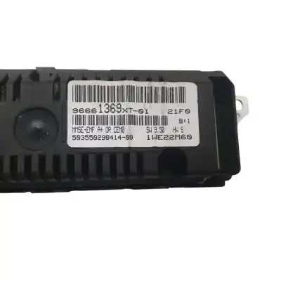 Second-hand car spare part multifunction display for citroen c3 attraction oem iam references 96661369xt  