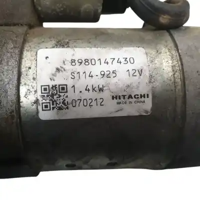 Second-hand car spare part STARTER MOTOR for OPEL ASTRA H BERLINA  OEM IAM references 8980147430  