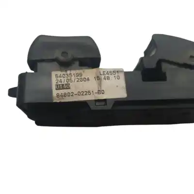 Second-hand car spare part left front power window switch for toyota corolla (e12) 1.6 16v oem iam references 8480202251  