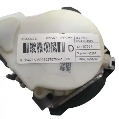 Автозапчастина б/у задній правий ремін безпеки для lancia delta (181) argento посилання на oem iam 7354718050