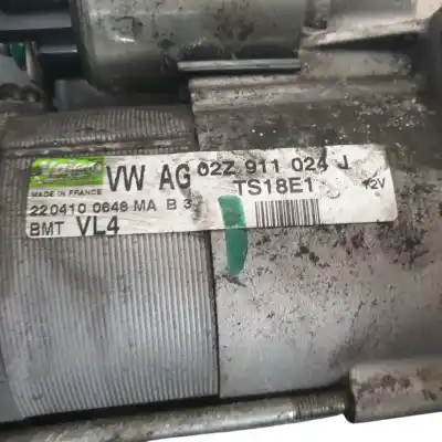 Peça sobressalente para automóvel em segunda mão MOTOR DE ARRANQUE por SEAT IBIZA SC (6J1)  Referências OEM IAM 02Z911024J  