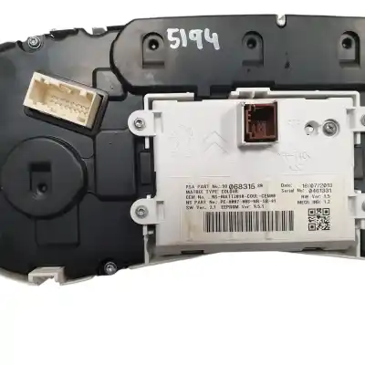 Gebrauchtes Autoersatzteil instrumententafel zum peugeot 508 allure hybrid4 oem-iam-referenzen 9806831580
