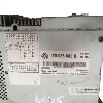 Pezzo di ricambio per auto di seconda mano Sistema Di Navigazione Gps per VOLKSWAGEN TOURAN (1T2) Highline Riferimenti OEM IAM 1T0035680B  