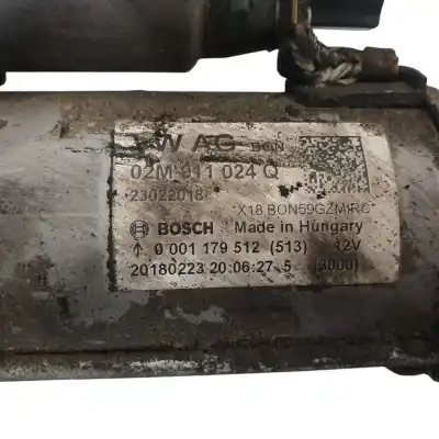 Peça sobressalente para automóvel em segunda mão motor de arranque por seat arona reference plus referências oem iam 02m911024q  
