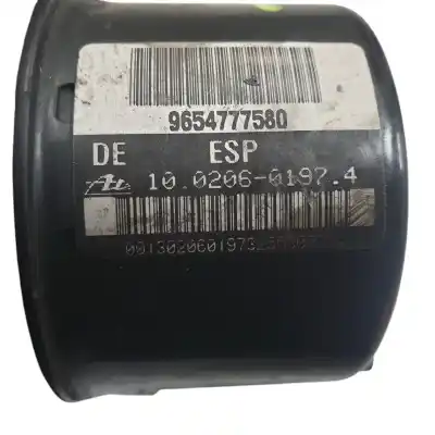 Second-hand car spare part ABS for PEUGEOT 1007  OEM IAM references 9654777580  