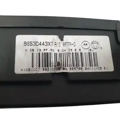 Peça sobressalente para automóvel em segunda mão comando de sofagem (chauffage / ar condicionado) por peugeot 1007 dolce referências oem iam 96530443xt  