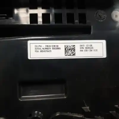 Peça sobressalente para automóvel em segunda mão comando de sofagem (chauffage / ar condicionado)  por citroen c4 lim. tonic referências oem iam 98040764zd  