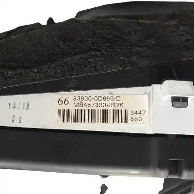 Second-hand car spare part dashboard for toyota yaris (ksp9/scp9/nlp9) blue oem iam references 838000d660  
