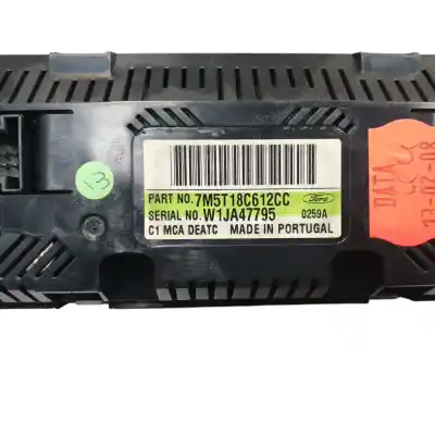 Peça sobressalente para automóvel em segunda mão comando de sofagem (chauffage / ar condicionado) por ford focus lim. (cb4) trend referências oem iam 7m5t18c612cc  