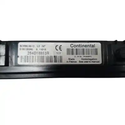 Second-hand car spare part fuse box unit for renault zoe intens 58 cv / 43 kw oem iam references 284b18853r  