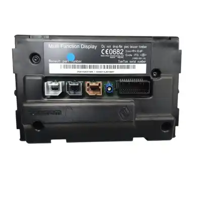 Second-hand car spare part multifunction display for renault zoe intens 58 cv / 43 kw oem iam references 259156379r  
