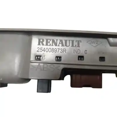 Peça sobressalente para automóvel em segunda mão botão / interruptor elevador vidro dianteiro esquerdo por renault zoe intens 58 cv / 43 kw referências oem iam 254008973r  