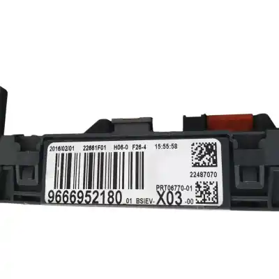 Second-hand car spare part fuse box unit for citroen c3 puretch 68 live 1.0 50kw oem iam references 9666952180  