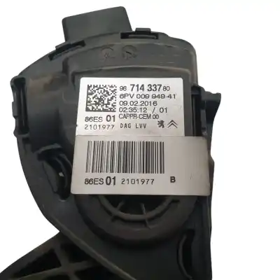 Peça sobressalente para automóvel em segunda mão pedal acelerador por citroen c3 puretch 68 live 1.0 50kw referências oem iam 9671433780  