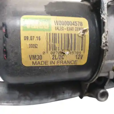 Second-hand car spare part front windshield wiper motor for citroen c3 tonic oem iam references 9683622480  