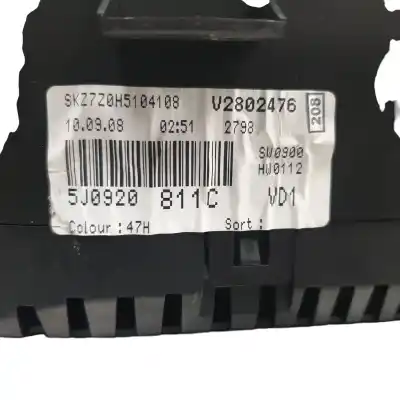 Second-hand car spare part  for SKODA FABIA (5J2 )  OEM IAM references 5J0920811C  