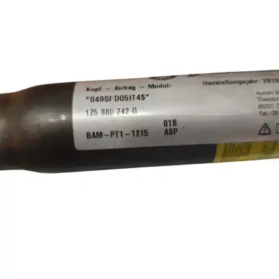 Pièce détachée automobile d'occasion airbag de toit avant droit pour skoda octavia berlina (1z3) collection références oem iam 1z5880742g  