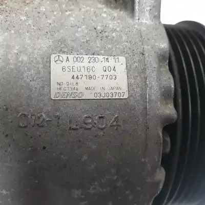 Pezzo di ricambio per auto di seconda mano COMPRESSORE ARIA CONDIZIONATA per MERCEDES-BENZ CLASE A (W169)  Riferimenti OEM IAM A0022301411  