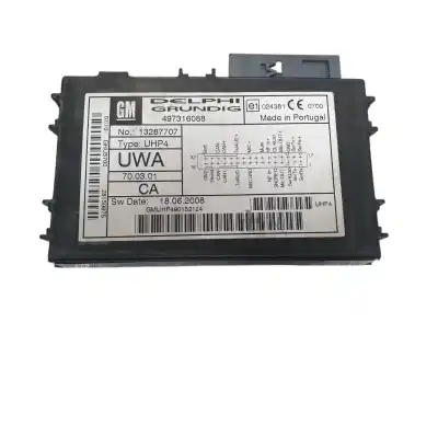 Second-hand car spare part electronic module for opel astra gtc cosmo oem iam references 13287707  