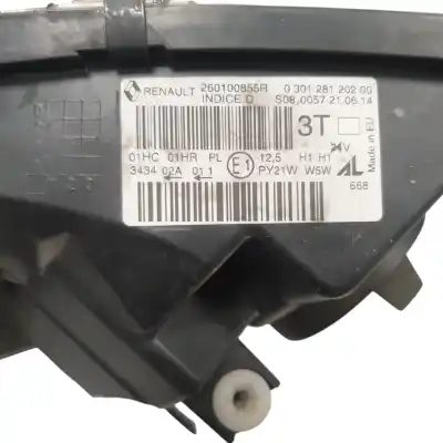 Second-hand car spare part right headlight for renault captur dynamique oem iam references 260100855r  