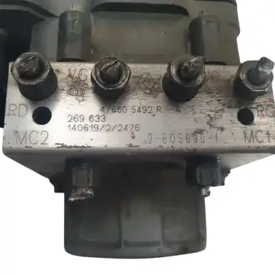 Peça sobressalente para automóvel em segunda mão abs por renault captur dynamique referências oem iam 476605492r  