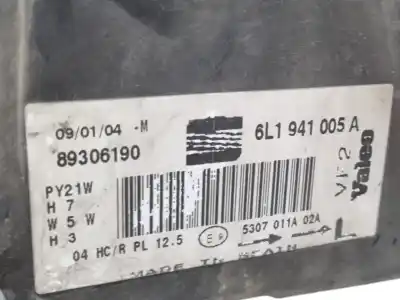 Автозапчасти б/у левая фара за seat ibiza (6l1) sport ссылки oem iam 6l1941005a  